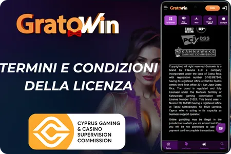 Termini e condizioni della licenza GratoWin